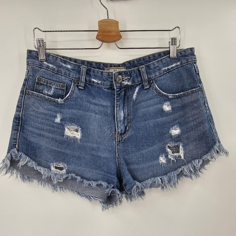 Free People Jean Shorts Size 31